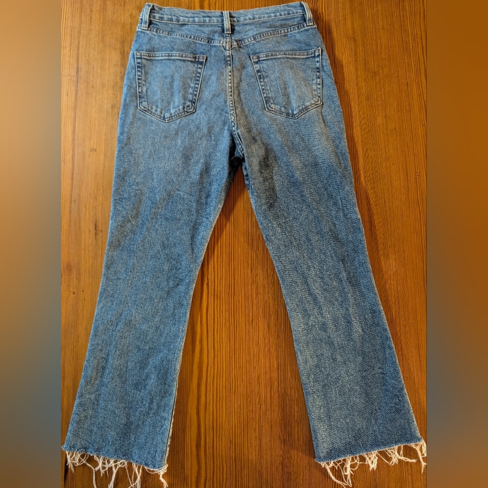 Outerknown Costa Crop Worn Indigo Size 30 - Picture 2 of 14